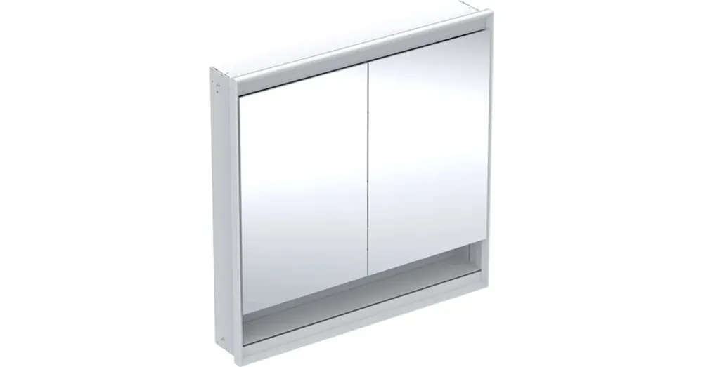 Olcsó Geberit One tükrös szekrény polccal és ComfortLight világítással 90 cm, fehér 505.823.00.2