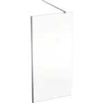 Kedvezményes ár Geberit GEO Walk-In fix oldalfal 100x200 cm átlátszó üveg, Reflex bevonat, ezüst profillal 560.139.00.2