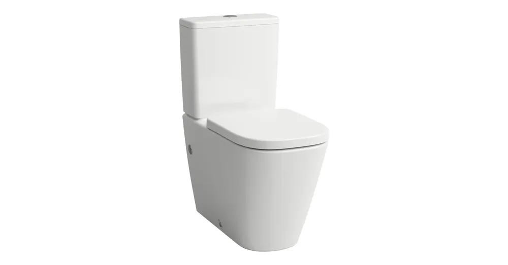 Kedvezményes ár LAUFEN MEDA Álló kombi WC öblítőtartály nélkül, öblítőperem nélkül, mélyöblítéssel, halk öblítéssel, vízszintes/függőleges lefolyóhoz Fehér H8241110002311