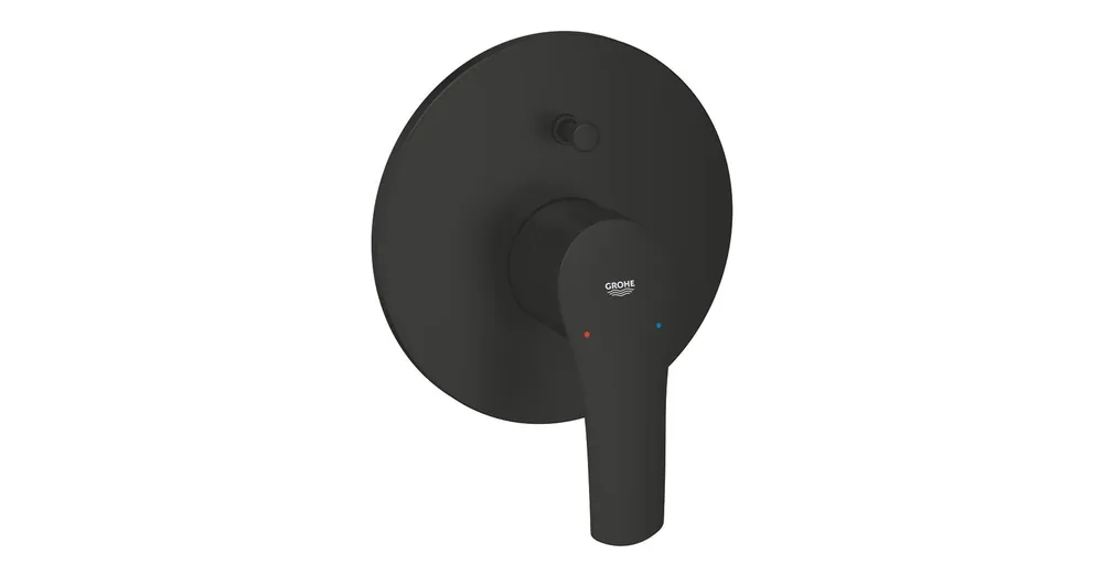 Gyors kiszállítás Grohe Eurosmart Egykaros falba épített kádcsaptelep Matt fekete 194502433