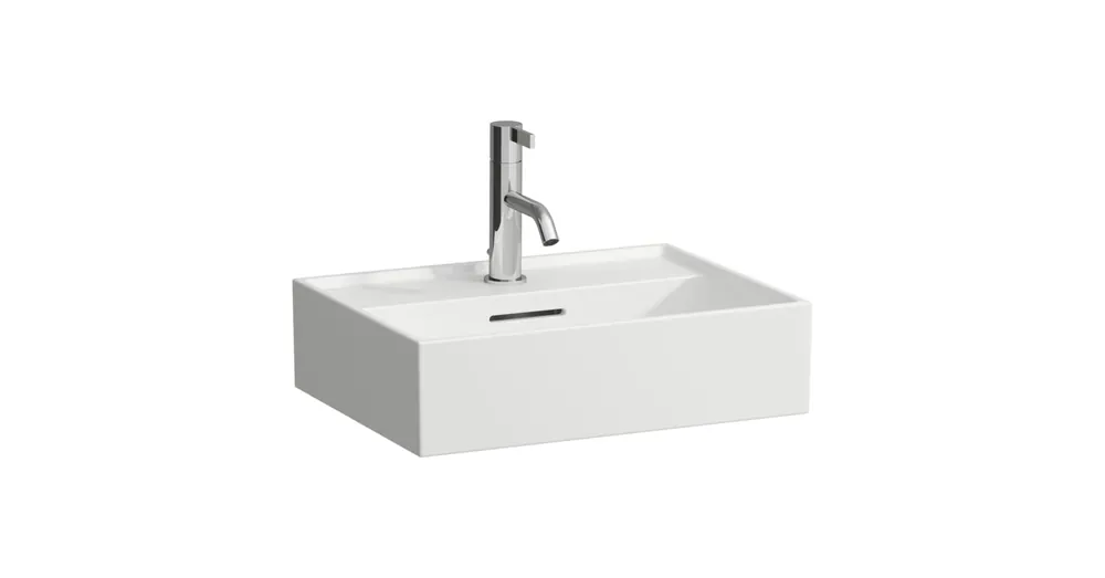 Kedvezmény LAUFEN Kartell LAUFEN Mosdótál, alsó felülete csiszolt, egy csaplyuk, középen, Matt fehér H8183307571041