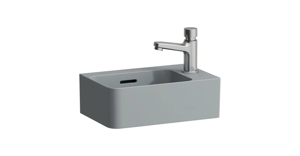 Szuper akció LAUFEN VAL Kézmosó, 1 csaplyukkal jobb oldalon, Graphite matt H8152807581061