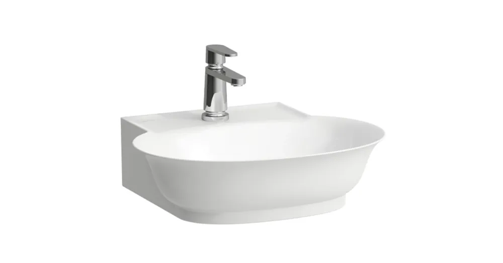 Rendeld meg most LAUFEN THE NEW CLASSIC Kézmosó, alsó felülete csiszolt egy csaplyukkal, túlfolyónyílás nélkül, túlfolyócsatorna nyílása nélkül a lefolyószelepben, Fehér LCC bevonattal H8168524001561