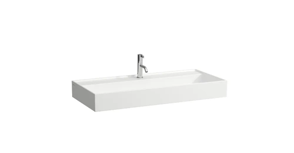 LAUFEN Kartell LAUFEN Mosdótál, alsó felülete csiszolt túlfolyónyílás nélkül, egy csaplyukkal, Fehér LCC bevonattal H8163374001111 Vedd meg most