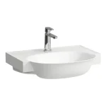 LAUFEN THE NEW CLASSIC Alsószekrényre illeszthető mosdó egy csaplyukkal, túlfolyónyílás nélkül, túlfolyócsatorna nyílása nélkül a lefolyószelepben, Fehér H8138530001561 Szuper akció