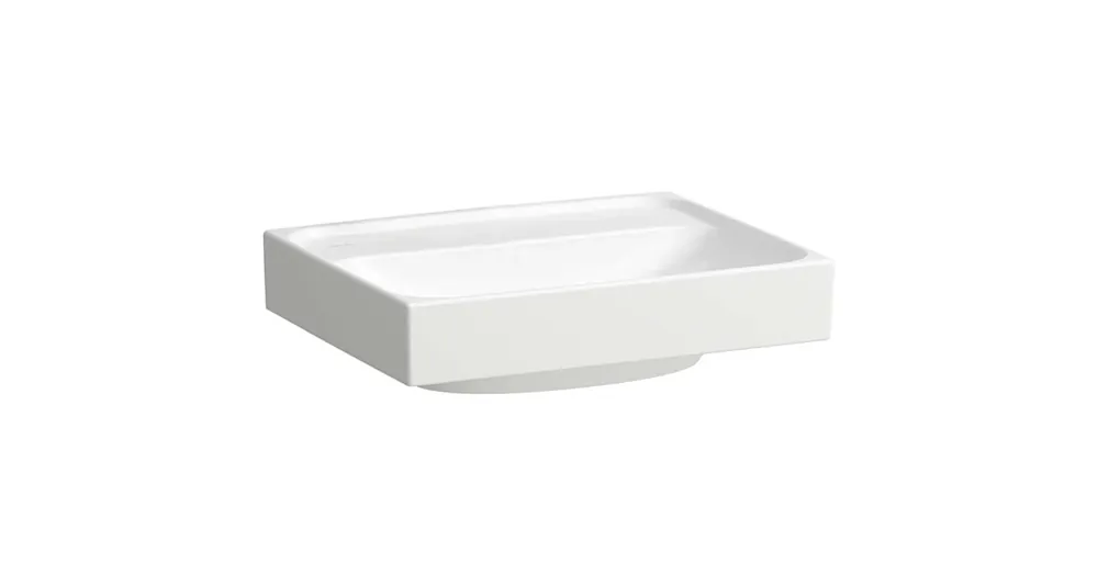 LAUFEN MEDA Kézmosó, 45 cm túlfolyónyílás nélkül, csaplyuk nélkül, Matt fehér H8151117571121 Biztonságos fizetés