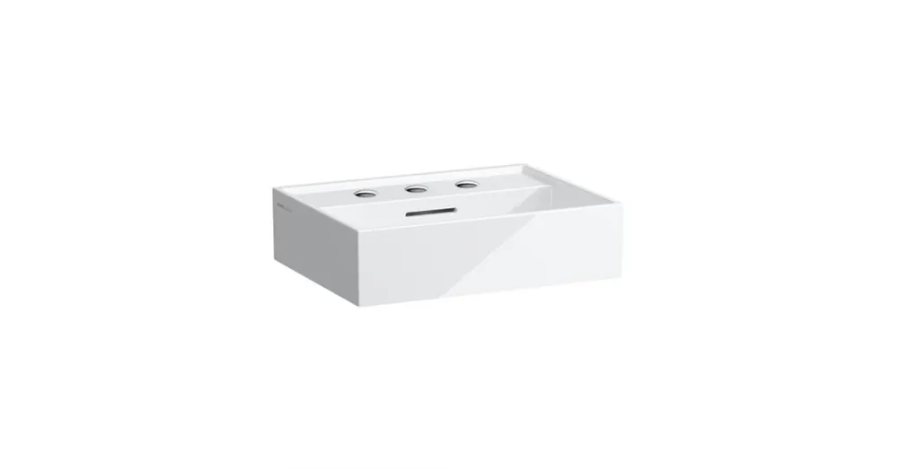 LAUFEN Kartell LAUFEN Mosdótál, alsó felülete csiszolt, 3 csaplyukkal, Fehér LCC Active bevonattal H818330A001081 Biztonságos fizetés