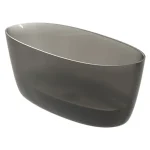 Vedd meg most Riho Oval Frosted Smoke szabadon álló kád, anyaga Solid Surface, 175x80cm, Füst B152002F01