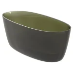Riho Oval Frosted Forest szabadon álló kád, anyaga Solid Surface, 175x80cm, Zöld B152002F03 Nézd meg most