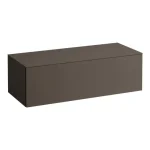 Vásárlói kedvenc LAUFEN ILBAGNOALESSI Fiókos elem, 120 cm, kivágás nélkül, 1 fiókkal, Sötét Barna H4303000974291