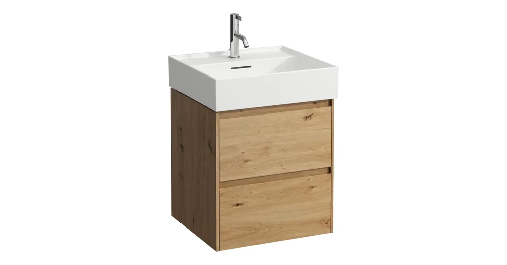 LAUFEN LANI Alsószekrény a H810081, H817431, H810332 mosdóhoz, 2 fiókos, Vad Tölgy H4035121122671 Szuper ajánlat