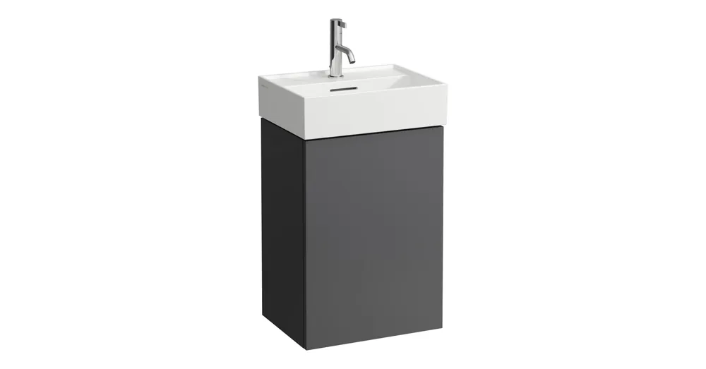 LAUFEN Kartell LAUFEN Alsószekrény a H815330 mosdóhoz, 1 ajtóval, zsanér a bal oldalon, Pala Szürke H4075030336421 Azonnal elérhető