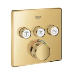 Nézd meg most Grohe Grohtherm SmartControl Termosztát falsík mögötti telepítéshez, 3 fogyasztóra, arany 29126GL0