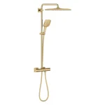 Vedd meg online Grohe Rainshower SmartActive 310 Cube Termosztátos zuhanyrendszer falra szerelésre, arany 26837GL0
