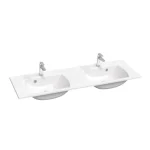 Ravak Classic Slim 1300 Dupla mosdó, furattal, fehér XJX01113001 Prémium