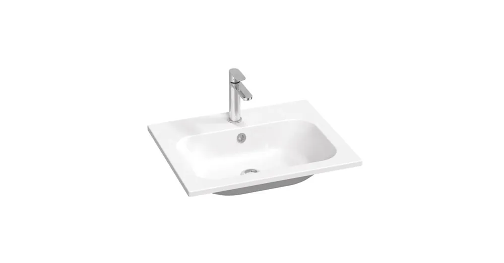 Utolsó esély Ravak Mosdó Chrome Slim 600 (fehér), furattal XJG01160001