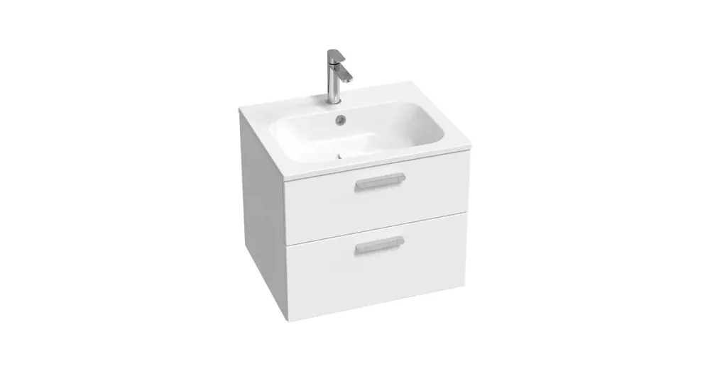 Szuper ajánlat Ravak SD 700 Chrome II fehér mosdószekrény, króm fogantyúval 152 mm X000001773
