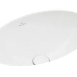 Legkelendőbb Villeroy & Boch Loop & Friends Alulról beépíthető mosdó 56x38 cm Fehér Alpin CeramicPlus 4A5501R1