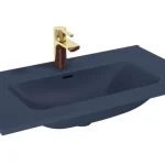 Végkiárusítás AREZZO design SKAPPA 80 cm-es mosdó, matt kék AR-146064