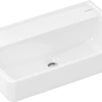 Akció Hansgrohe Xanuia Q Mosdókagyló Kompakt 600/370, csapfurat és túlfolyó nélkül, SmartClean Fehér 61127450