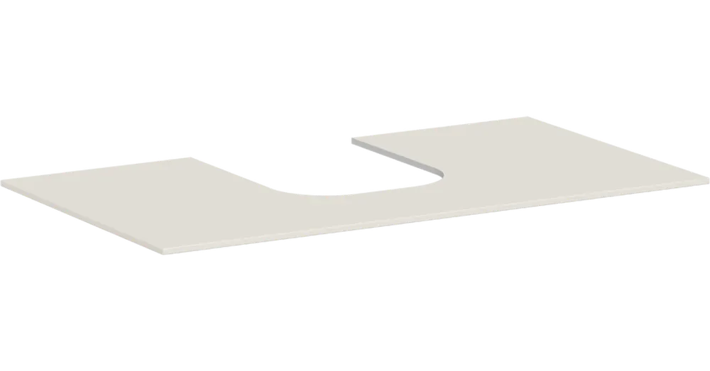 Hansgrohe Xevolos E Pultlap 980/550 középkivágással, ráültetett mosdótálak alá, konzolos mosdószekrényhez 500/480 és 600/480 54209780 Biztonságos vásárlás