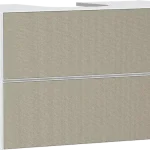 Azonnal elérhető Hansgrohe Xevolos E Konzolos mosdószekrény 980/550, matt fehér színű, 2 fiókkal, ráültetett mosdótálakhoz 54190390
