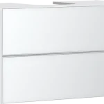 Szezonális akció Hansgrohe Xevolos E Konzolos mosdószekrény 980/550, matt fehér színű, 2 fiókkal, ráültetett mosdótálakhoz 54190320