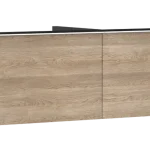 Azonnal elérhető Hansgrohe Xelu Q Konzolos mosdószekrény 1560/550, természetes tölgy színű, 2 fiókkal, ráültetett mosdótálakhoz, dupla 54072700