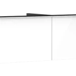 Bestseller Hansgrohe Xelu Q Konzolos mosdószekrény 1560/550, magasfényű fehér színű színű, 2 fiókkal, ráültetett mosdótálakhoz, dupla 54070700