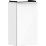 Vásárlói kedvenc Hansgrohe Xelu Q Mosdószekrény kézmosóhoz 340/245, magasfényű fehér színű színű, jobboldali ajtózsanérral 54015700