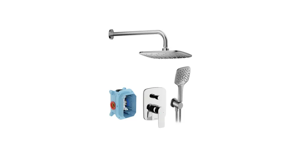 Outlet Ravak Classic falsík alatti zuhanyszett CL 091.00CR.O2.RB070, króm X07S016