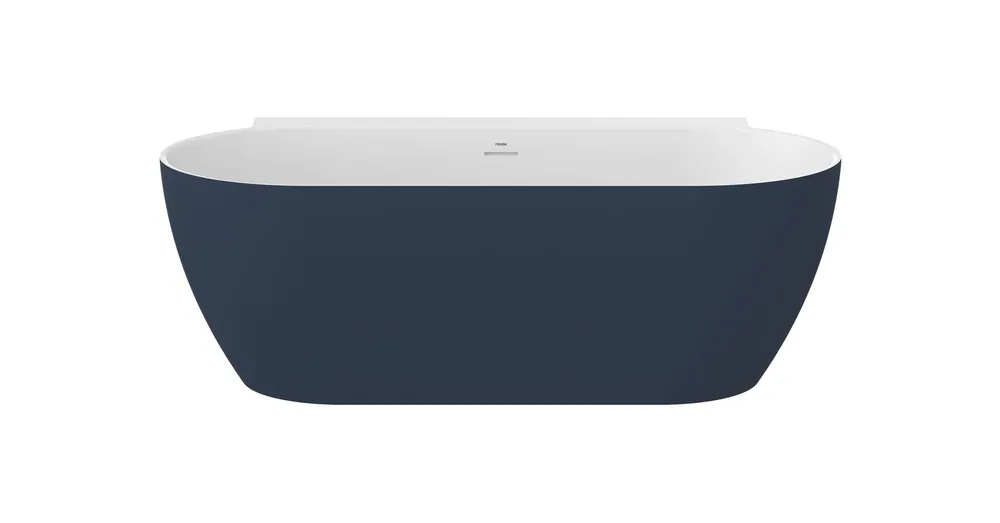 Ravak Vana Freedom Wall II Tec 170x87, akrilkád, Deepsea Blue/fehér, fehér túlfolyóval CC71400000 Gyors kiszállítás