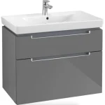 Villeroy & Boch Subway 2.0 fürdőszobai alsószekrény 2 fiókos glossy grey A91400FP Biztonságos fizetés