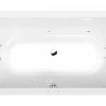 Kihagyhatatlan ajánlat SAPHO POLYSAN VIVA R 185 kád, jobbos, Attraction Hydro, 185x80x47cm, króm (72129.3010)