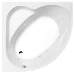 Szuper akció SAPHO POLYSAN SIRIUS sarokkád, Attraction Hydro, 130x130x43cm, króm (49111.3010)