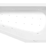 SAPHO POLYSAN TIGRA aszimmetrikus kád, jobbos, 170x80x46cm, Highline Hydro-Air, króm (90611.6010) Vedd meg most