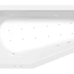 SAPHO POLYSAN TIGRA aszimmetrikus kád, balos, 170x80x46cm, Active Hydro-Air, króm (90111.2010) Ajánlat