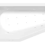 SAPHO POLYSAN TIGRA L aszimmetrikus kád, balos, 150x75x46cm, Attraction Hydro-Air, króm (72928.4010) Végkiárusítás
