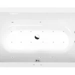 SAPHO POLYSAN VIVA L 185 kád, balos, 185x80x47cm, Active Hydro-Air, króm (72099.2010) Legjobb ár