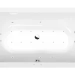 SAPHO POLYSAN VIVA B kád, 185x80x47cm, Attraction Hydro-Air, króm (71968.4010) Prémium