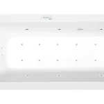 SAPHO POLYSAN NOEMI akril kád, 170x70x42cm, Highline Hydro-Air, króm (71708.6010) Szezonális akció