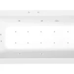 SAPHO POLYSAN NOEMI akril kád, 160x70x42cm, Attraction Hydro-Air, króm (71707.4010) Biztonságos fizetés