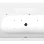 Újdonság SAPHO POLYSAN ASTRA L aszimmetrikus kád, balos, 165x80cm, Attraction Hydro-Air, króm (33611.4010)