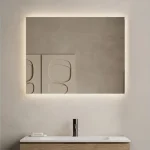 MARMY SECRET tükör 100x80 cm (LED 6000k, körbe hangulatvilágítás) 90 11 23 10 80 01 Árcsökkenés