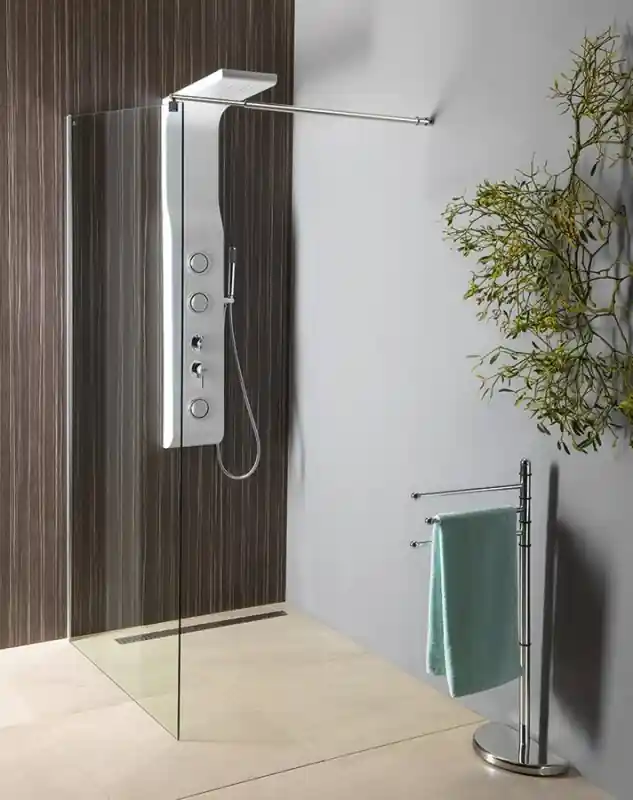 AQUALINE WALK IN Fix zuhanyfal, átlátszó üveggel Bestseller