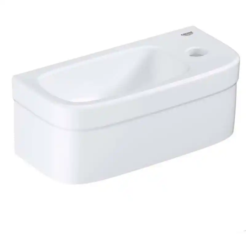 Vedd meg most Grohe Euro Ceramic Mini 37 fali kézmosó túlfolyóval, 1db nyitott csaplyukkal