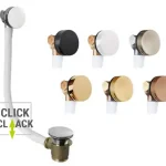 M-Acryl Vízfeltöltős, Click-Clack le- és túlfolyó kerek (több színben) Árcsökkenés