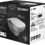 Duravit Durastyle Basic Fali WC perem nélküli kombipack ,lecsapódásmentes WC ÜLŐKÉVEL Bestseller