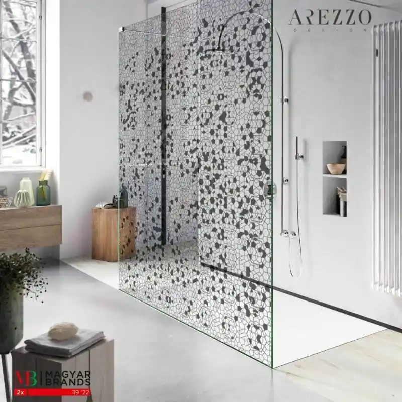 Olcsóbb Radaway Essenza Pro Gold Walk-in III arany zuhanyfal