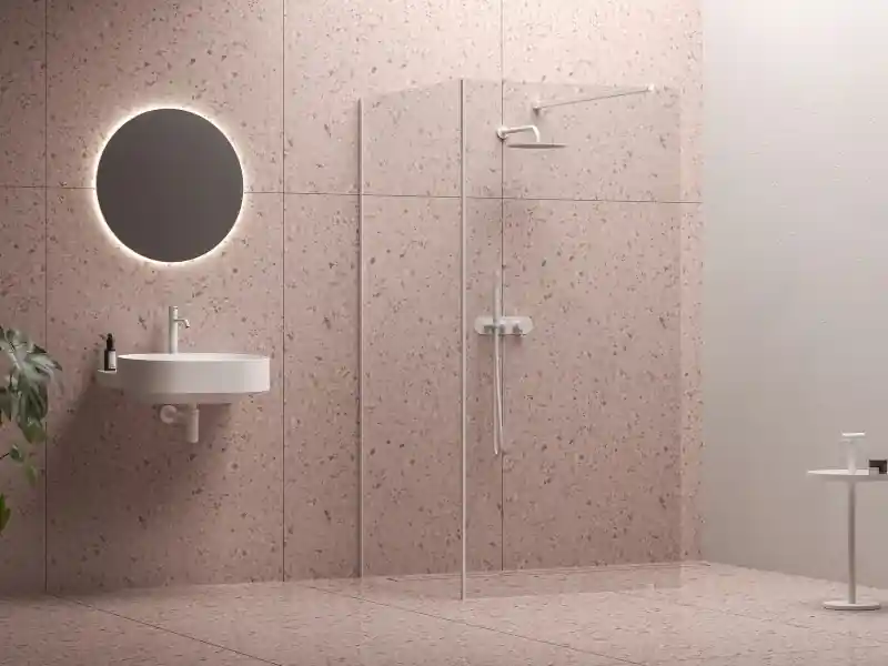 Ravak Walk-In Corner zuhanykabin matt fehér, átlátszó Árcsökkenés